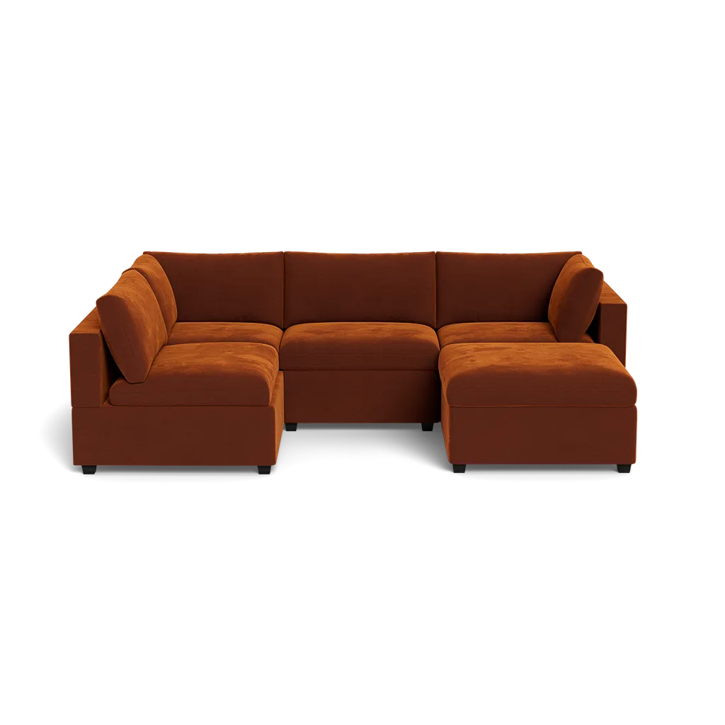 Kova Box Cushion L-Shape   Ottoman