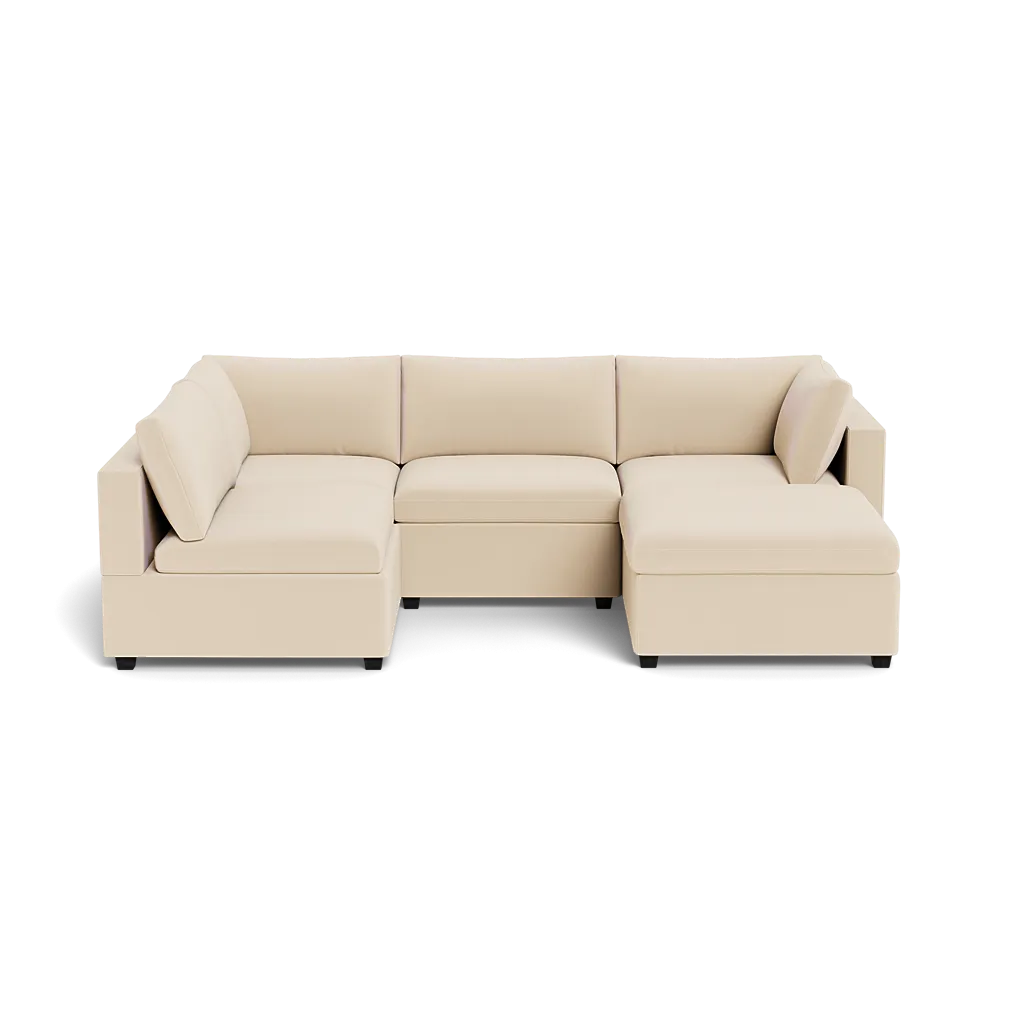 Kova Box Cushion L-Shape   Ottoman