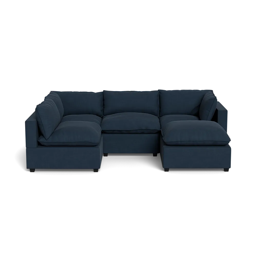 Kova Box Cushion L-Shape   Ottoman