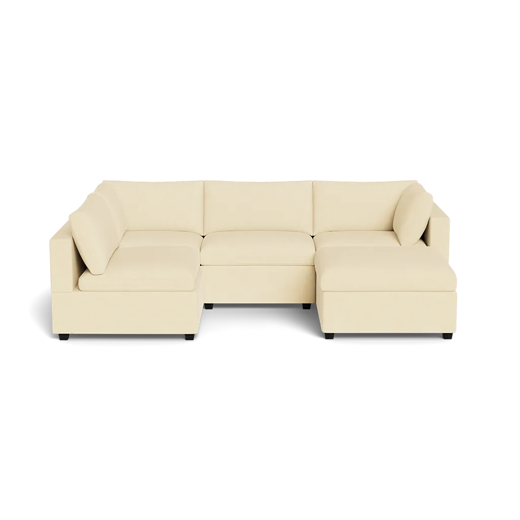 Kova Box Cushion L-Shape   Ottoman