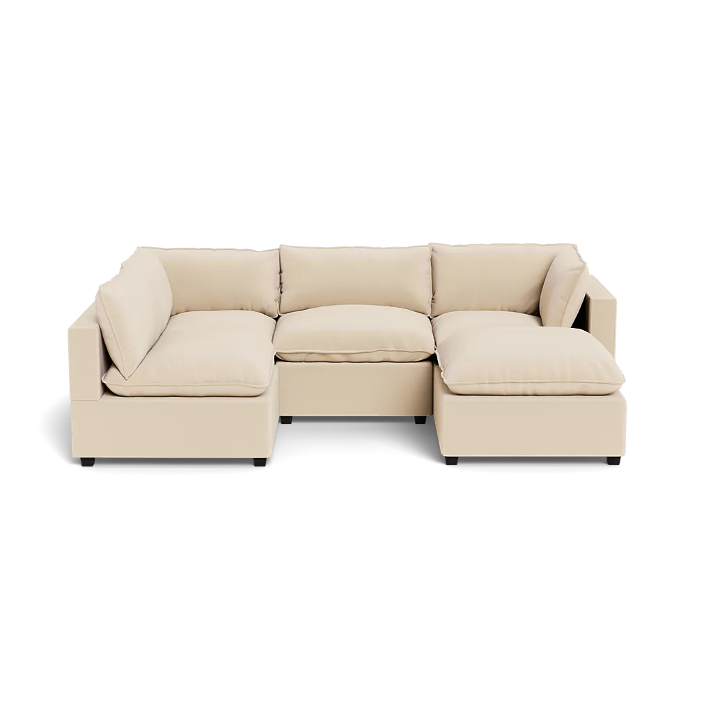 Kova Box Cushion L-Shape   Ottoman
