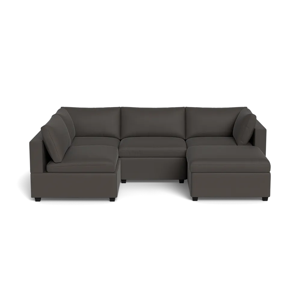 Kova Box Cushion L-Shape   Ottoman