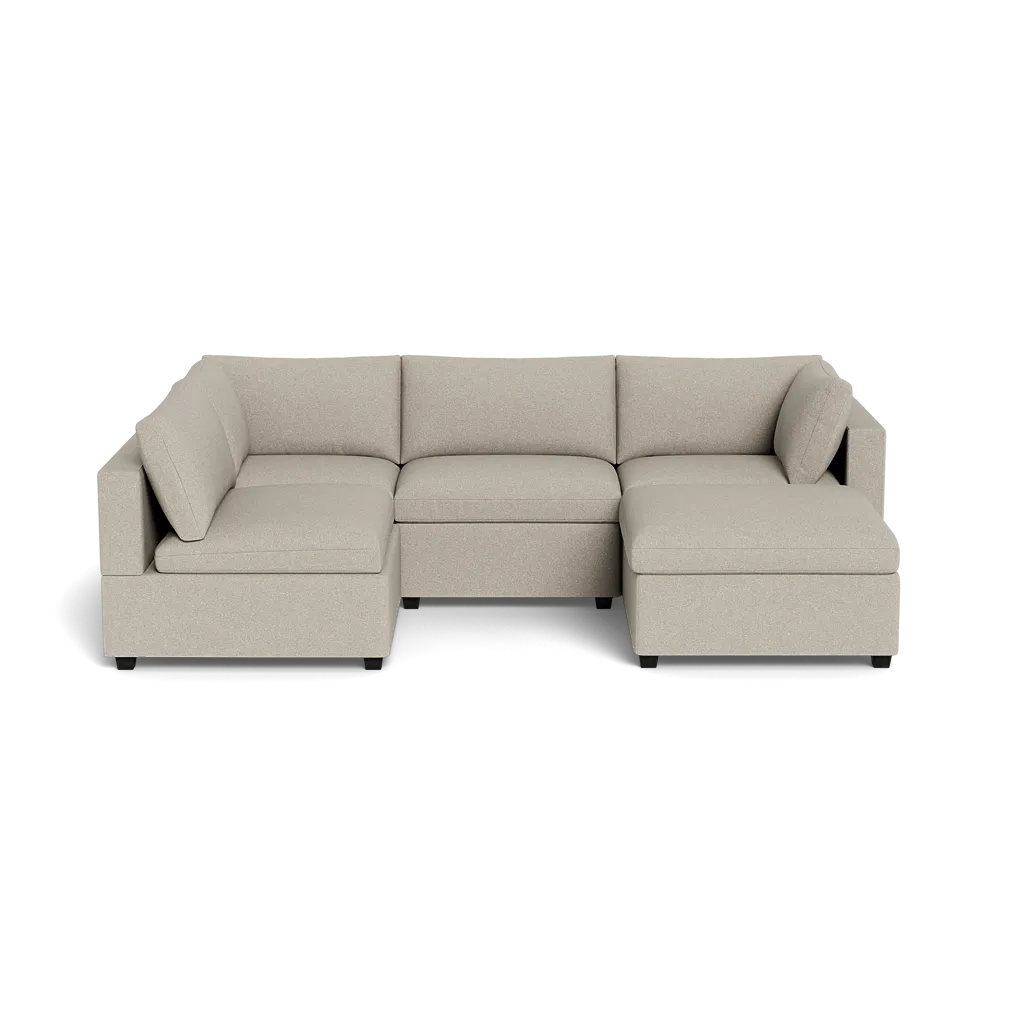 Kova Box Cushion L-Shape   Ottoman