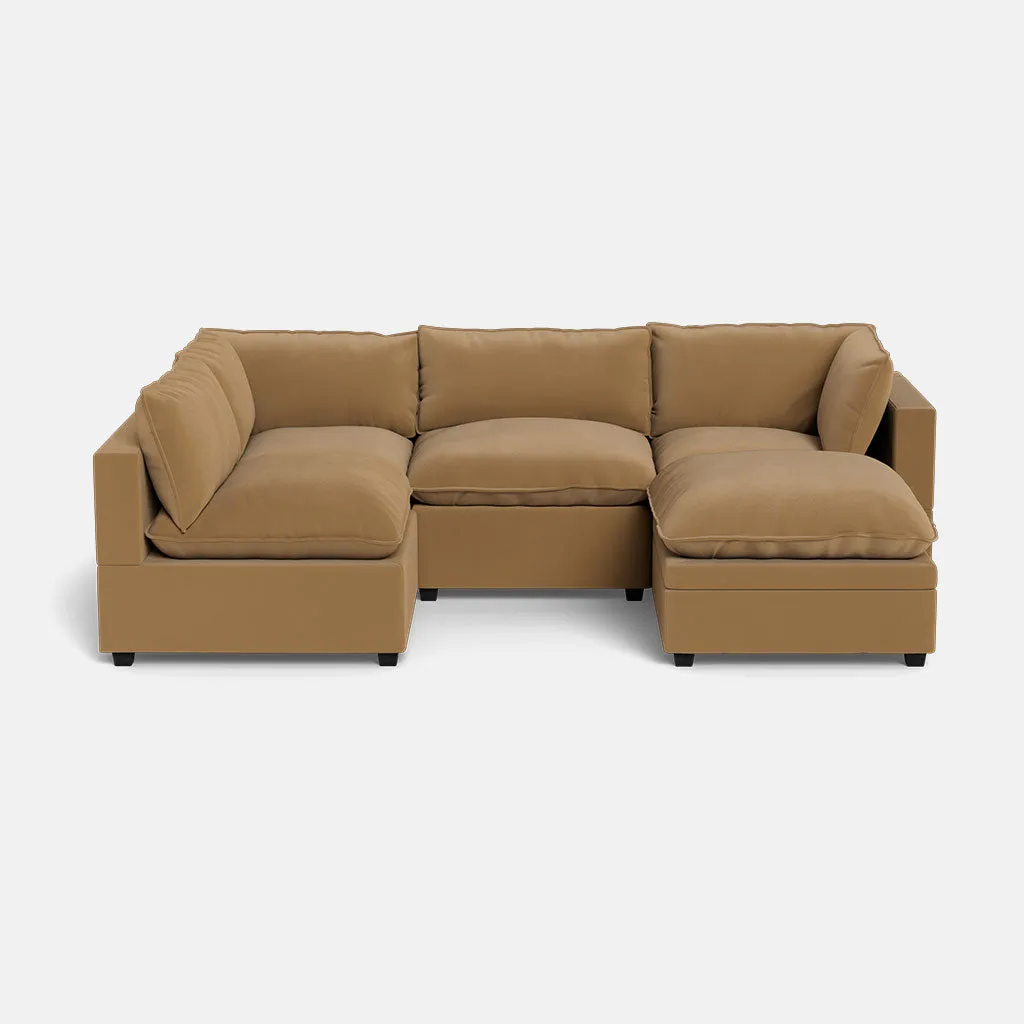 Kova Box Cushion L-Shape   Ottoman