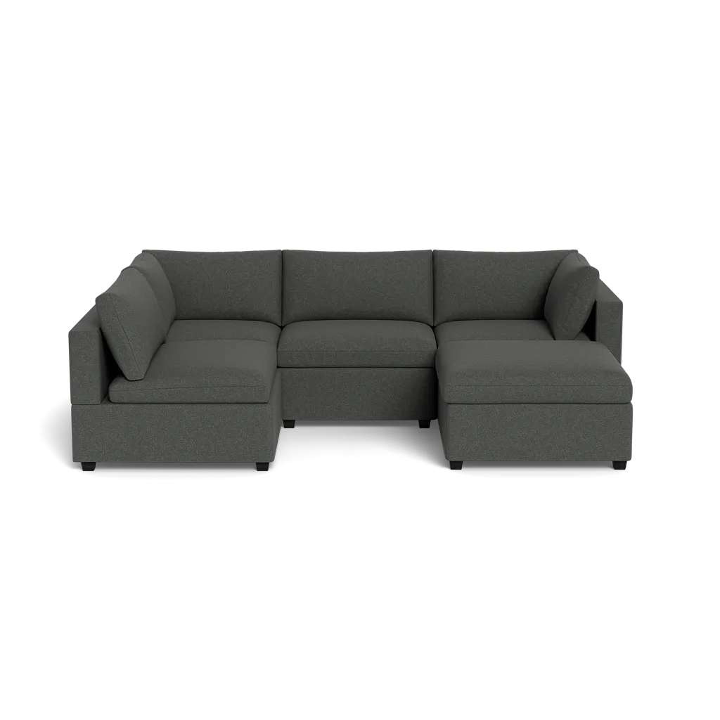 Kova Box Cushion L-Shape   Ottoman