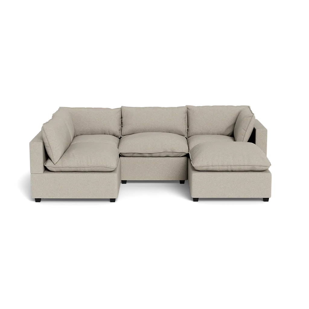 Kova Box Cushion L-Shape   Ottoman