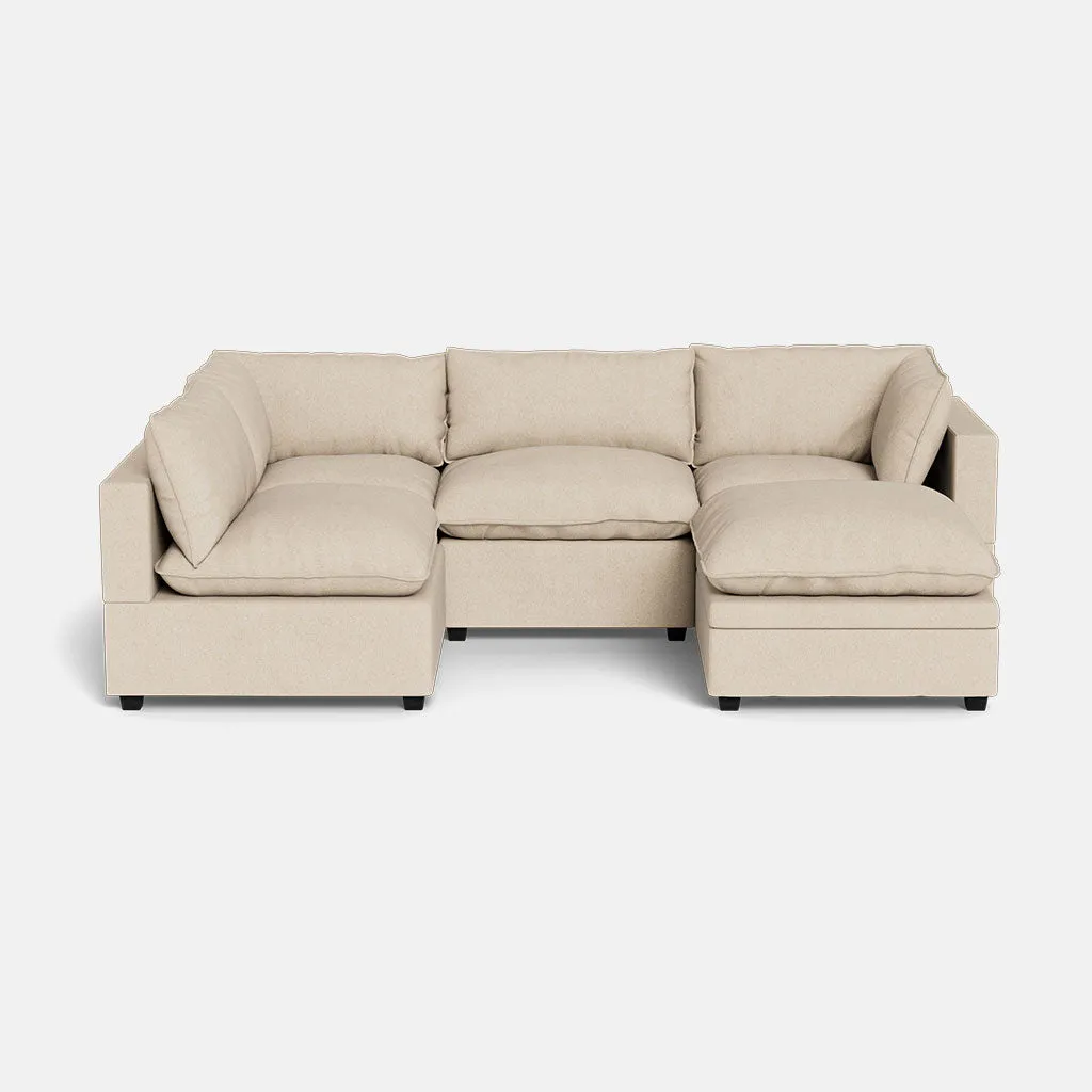 Kova Box Cushion L-Shape   Ottoman