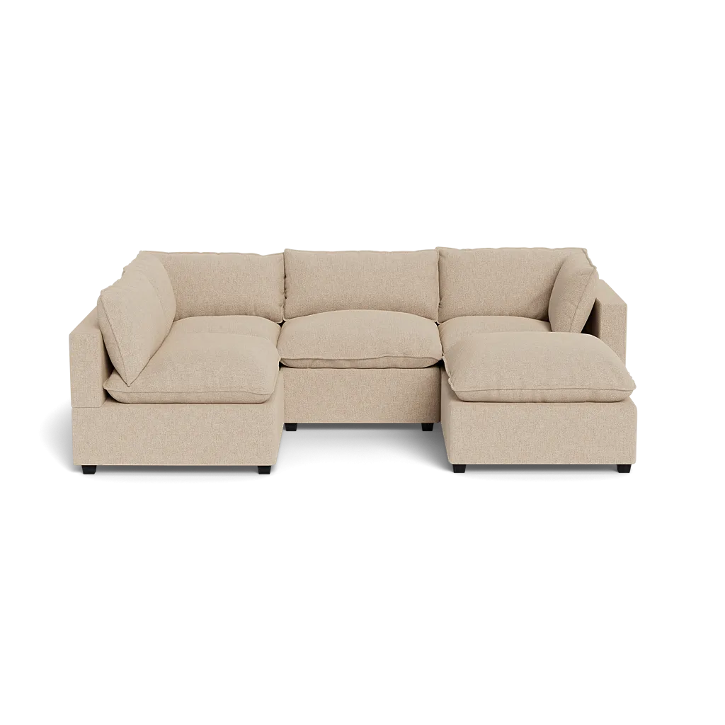 Kova Box Cushion L-Shape   Ottoman