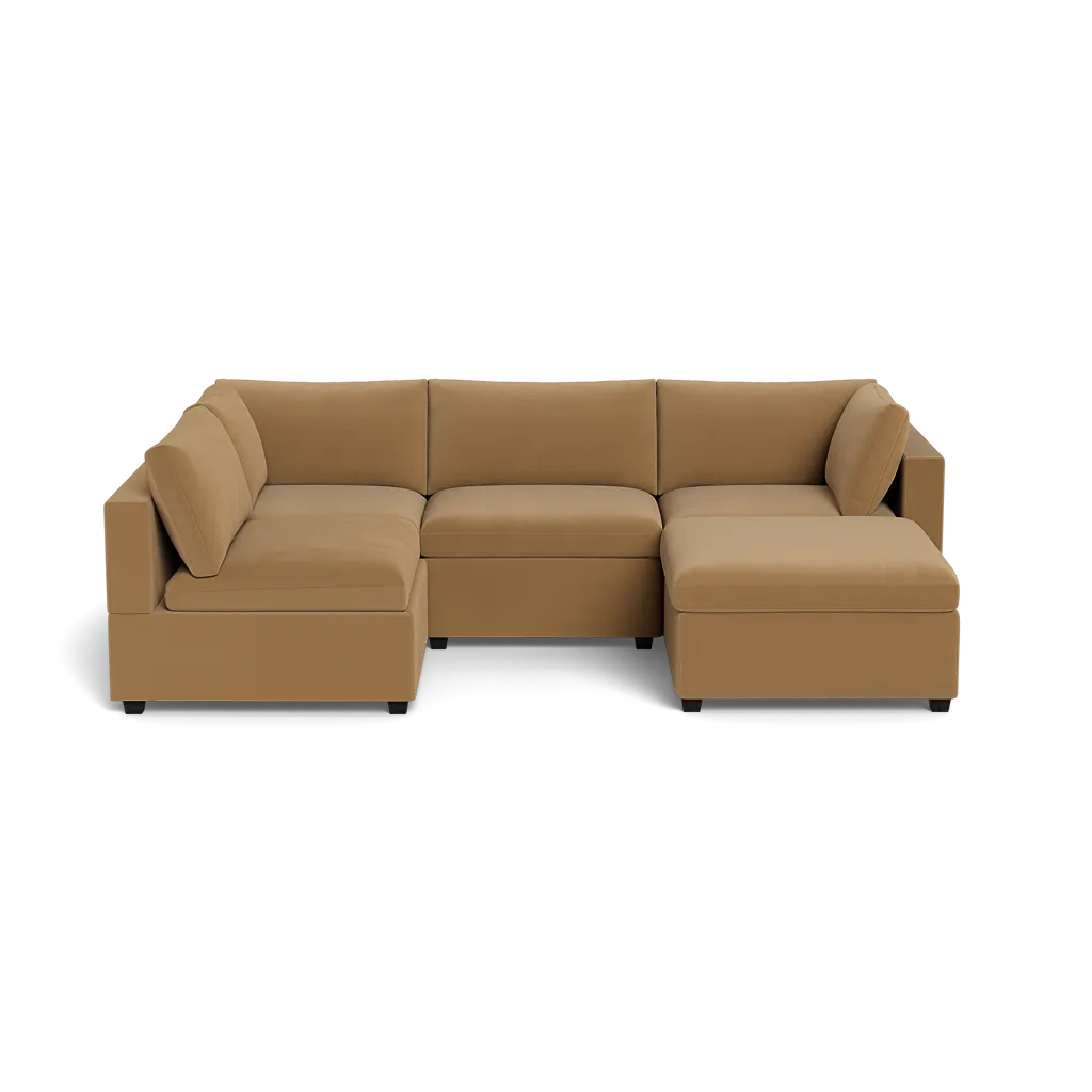 Kova Box Cushion L-Shape   Ottoman