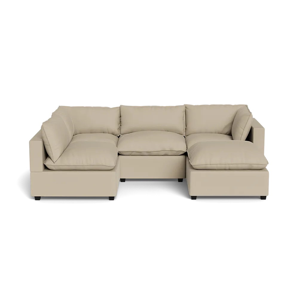 Kova Box Cushion L-Shape   Ottoman