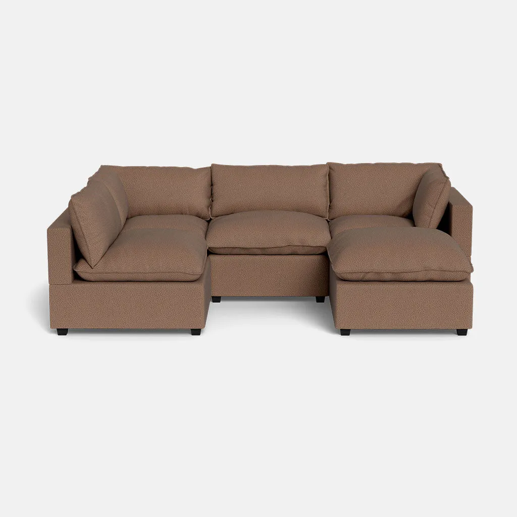 Kova Box Cushion L-Shape   Ottoman