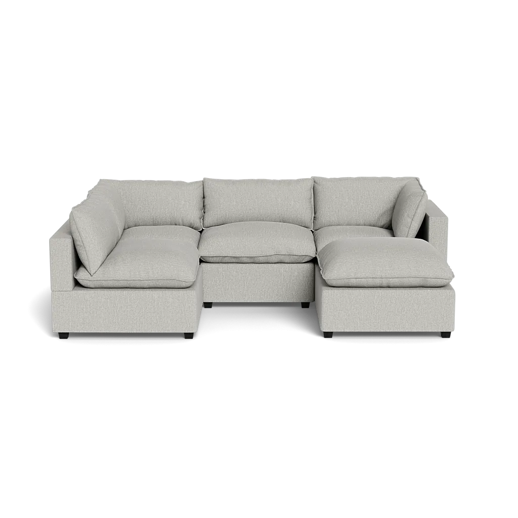 Kova Box Cushion L-Shape   Ottoman