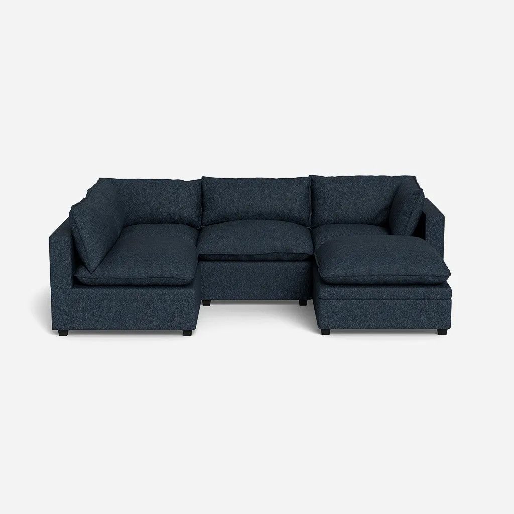 Kova Box Cushion L-Shape   Ottoman