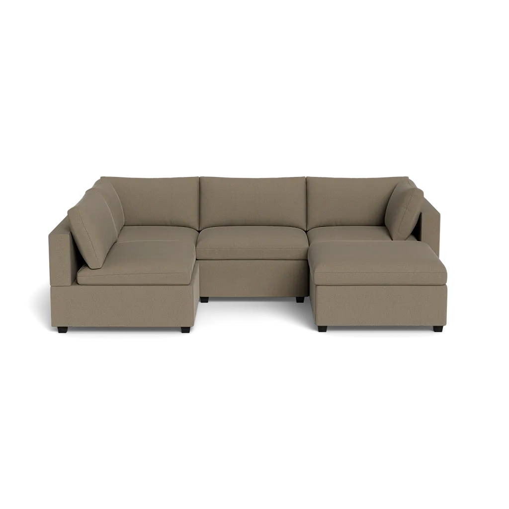 Kova Box Cushion L-Shape   Ottoman