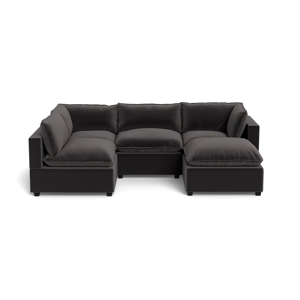 Kova Box Cushion L-Shape   Ottoman