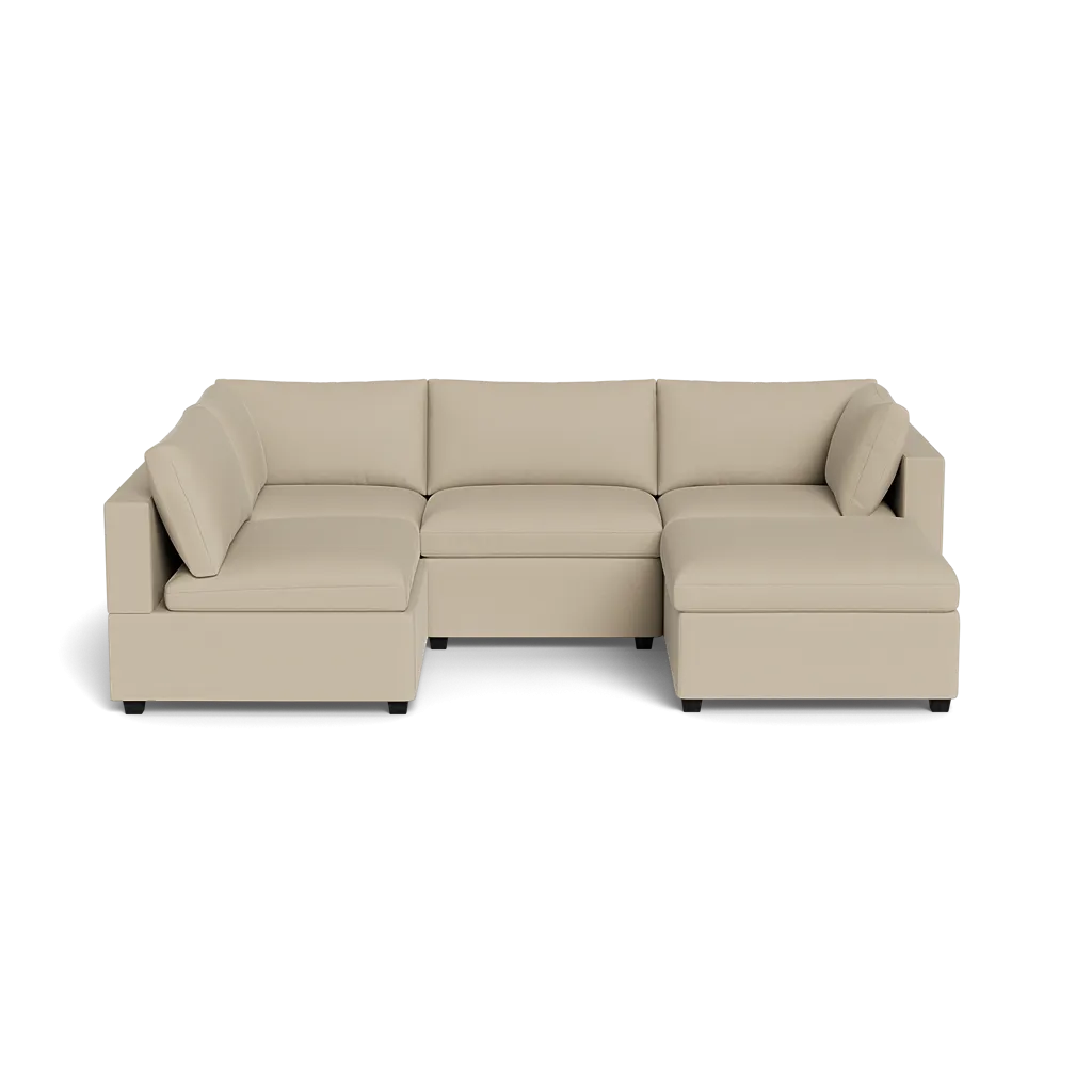 Kova Box Cushion L-Shape   Ottoman
