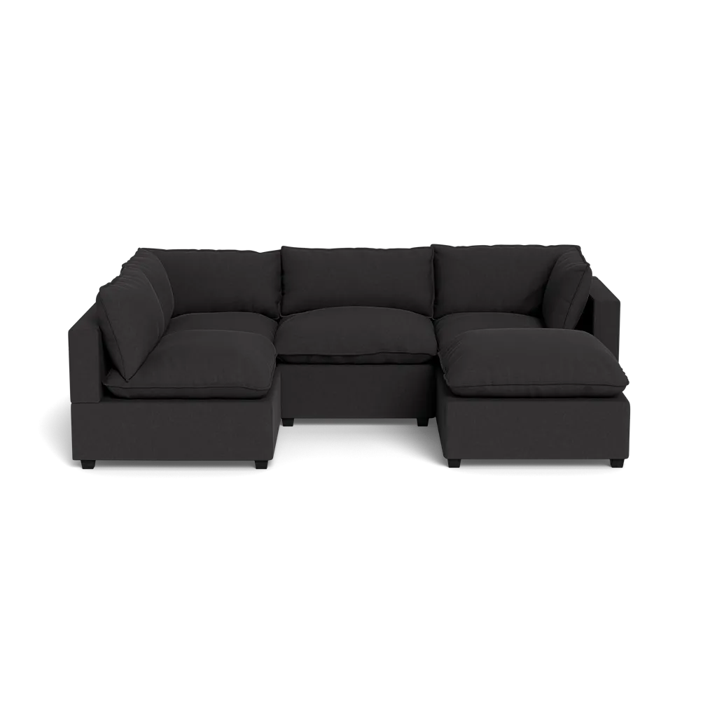 Kova Box Cushion L-Shape   Ottoman