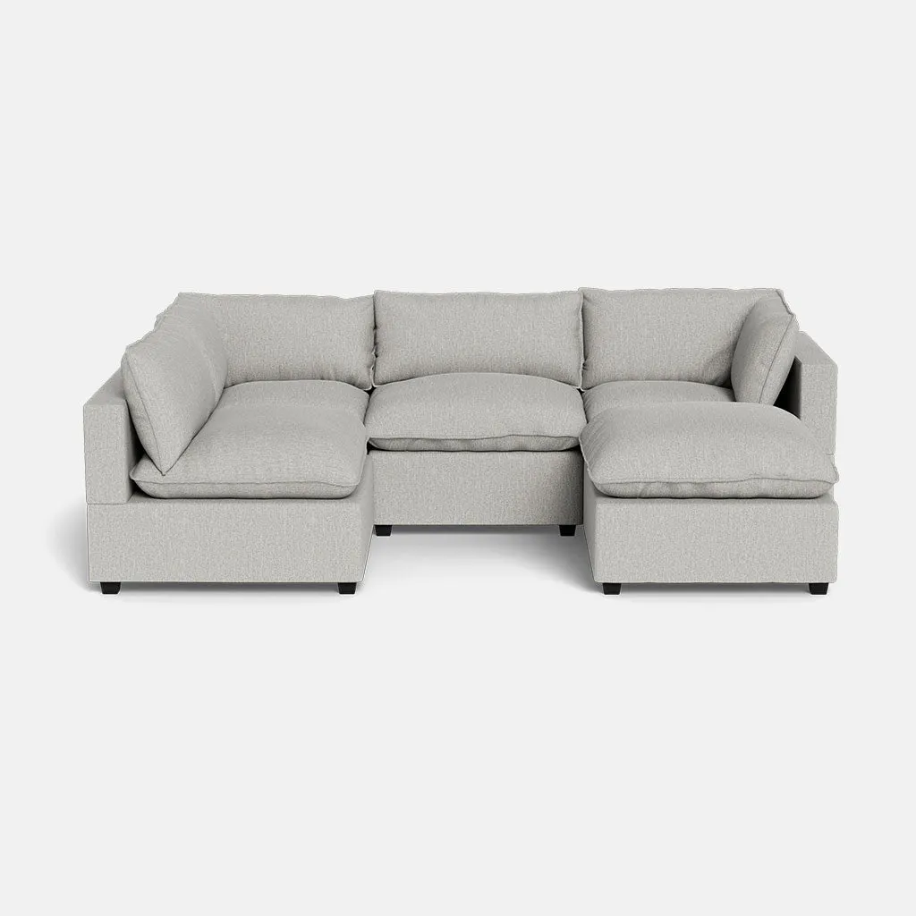 Kova Box Cushion L-Shape   Ottoman