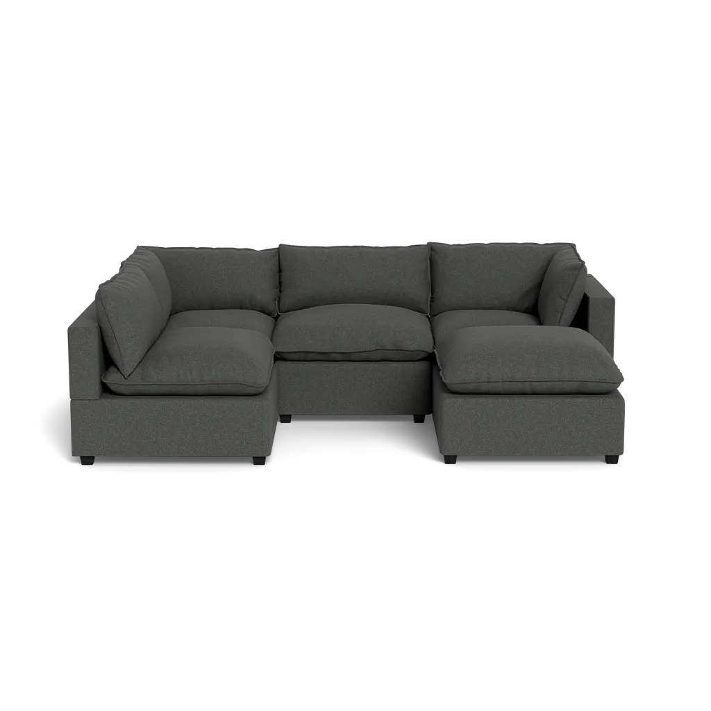 Kova Box Cushion L-Shape   Ottoman