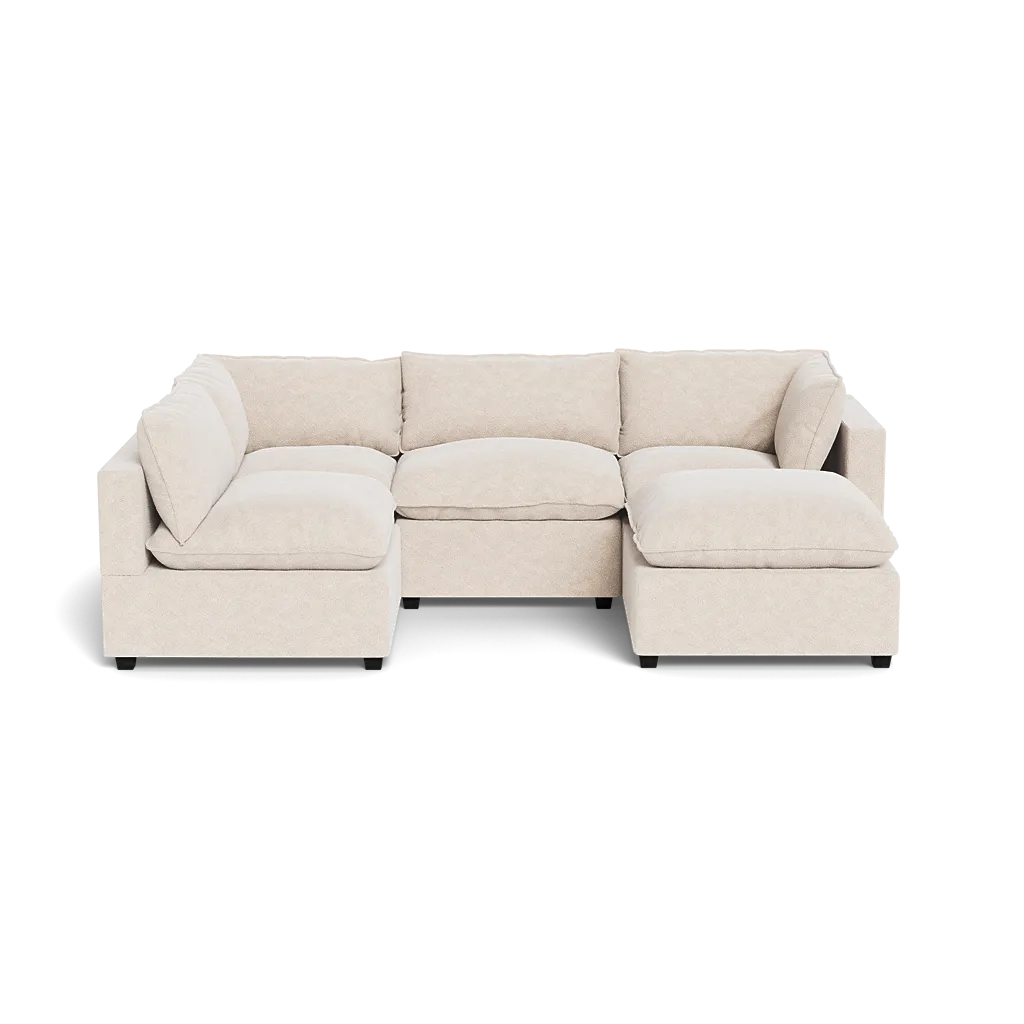 Kova Box Cushion L-Shape   Ottoman