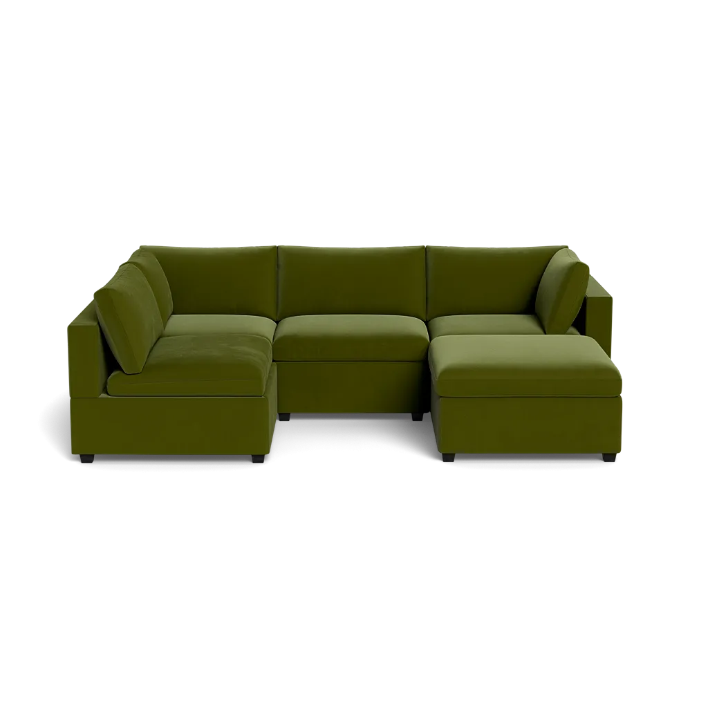 Kova Box Cushion L-Shape   Ottoman