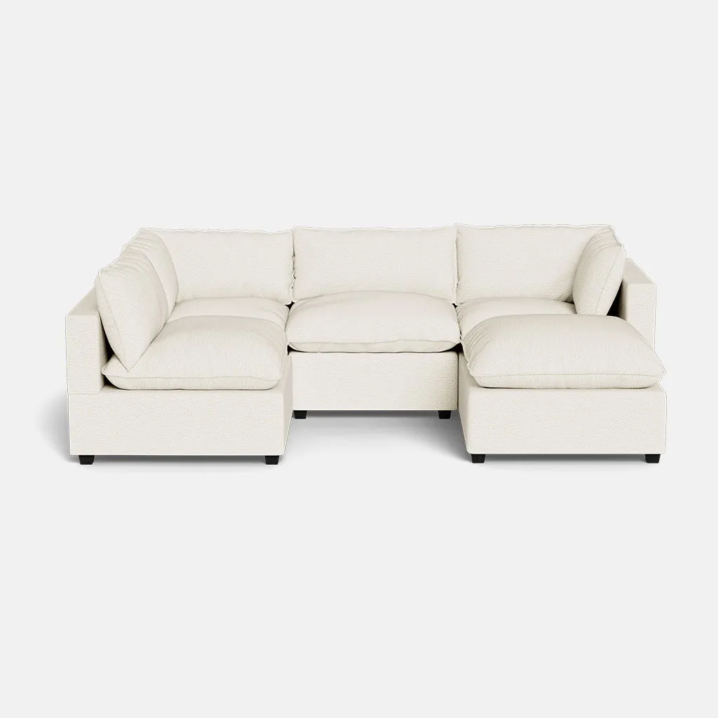 Kova Box Cushion L-Shape   Ottoman
