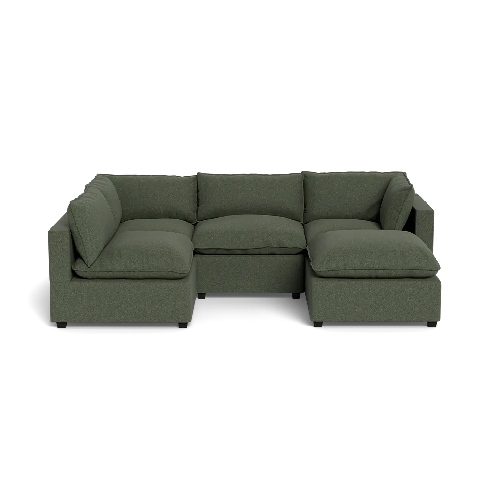 Kova Box Cushion L-Shape   Ottoman