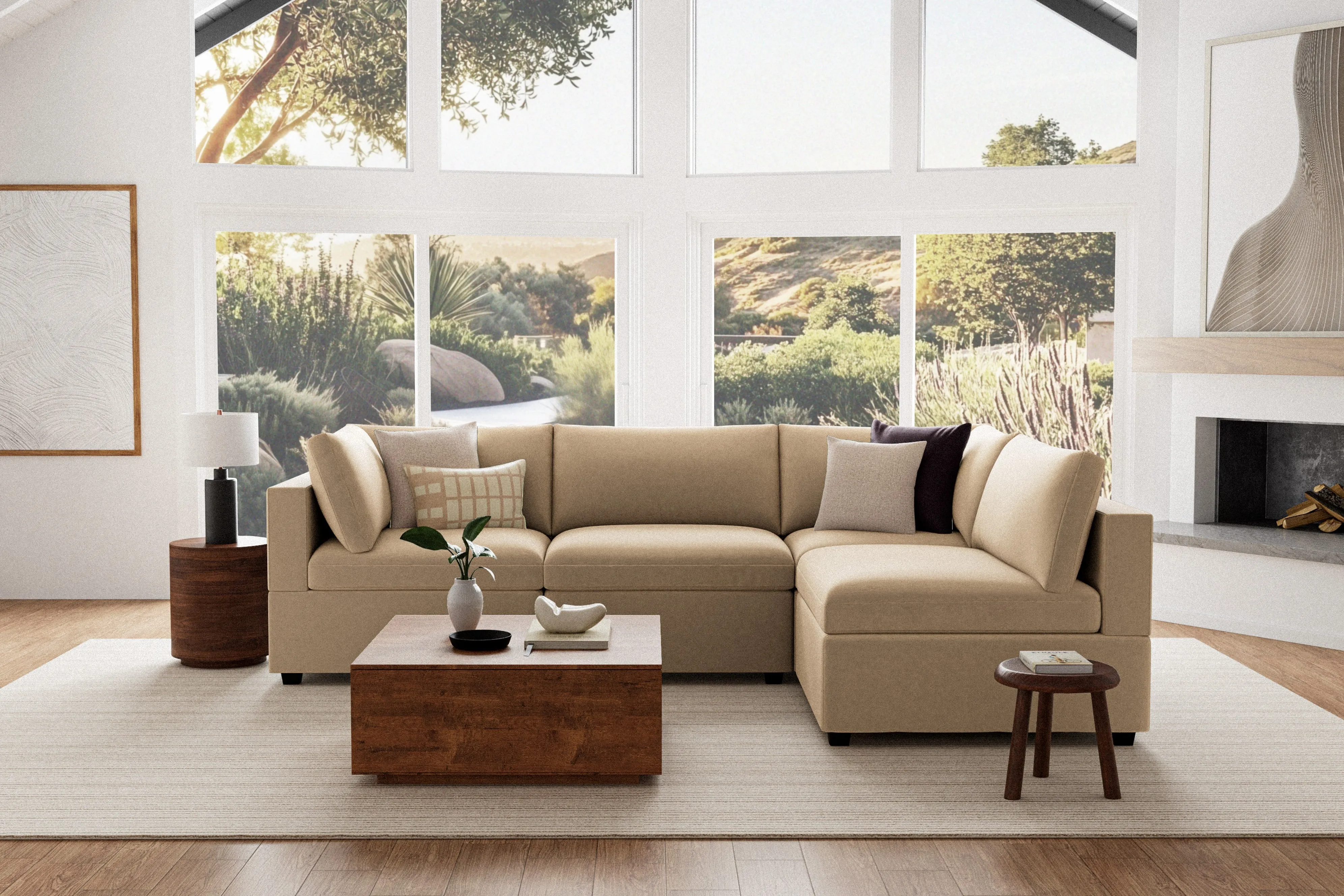 Kova Box Cushion L-Shape