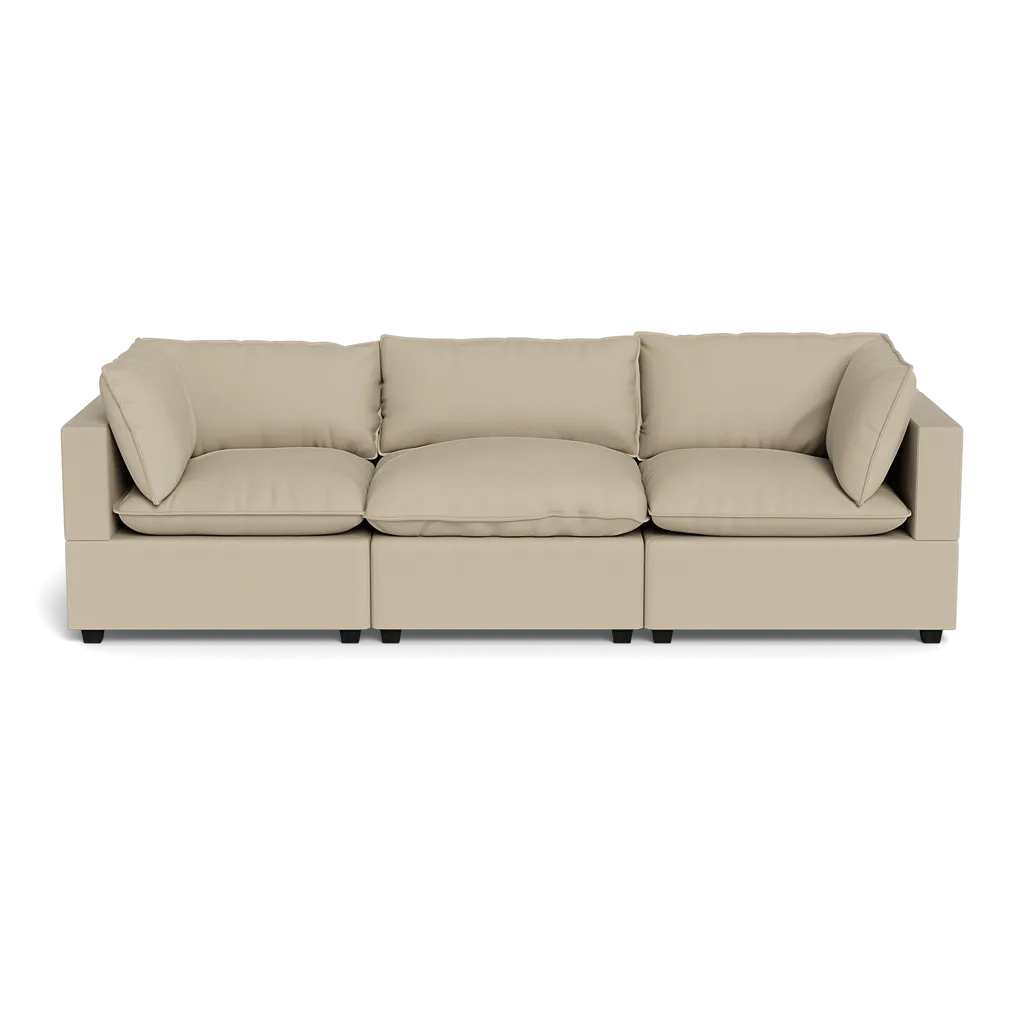 Kova Box Cushion Sofa 122"