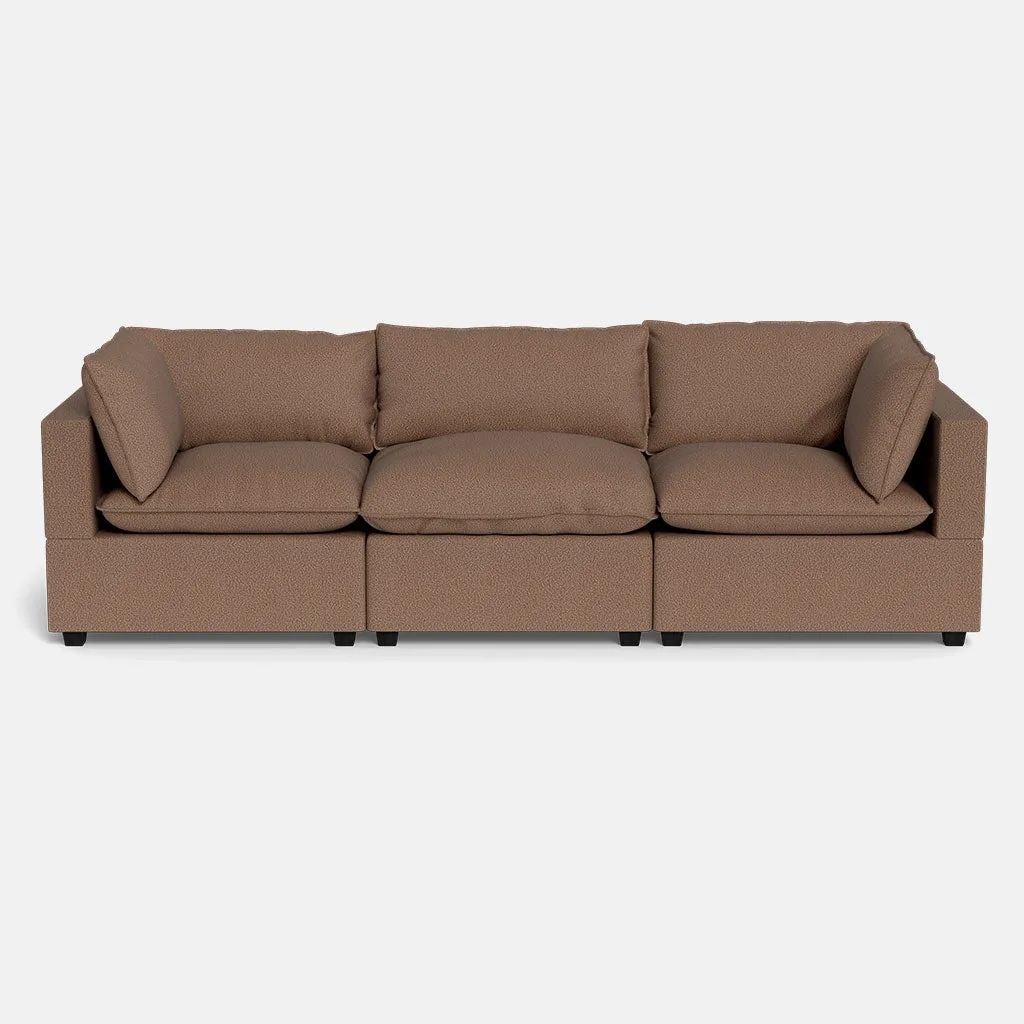 Kova Box Cushion Sofa 122"