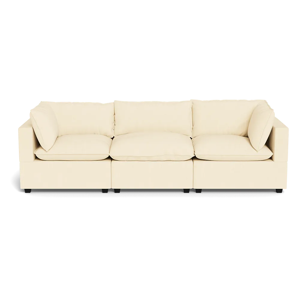 Kova Box Cushion Sofa 122"
