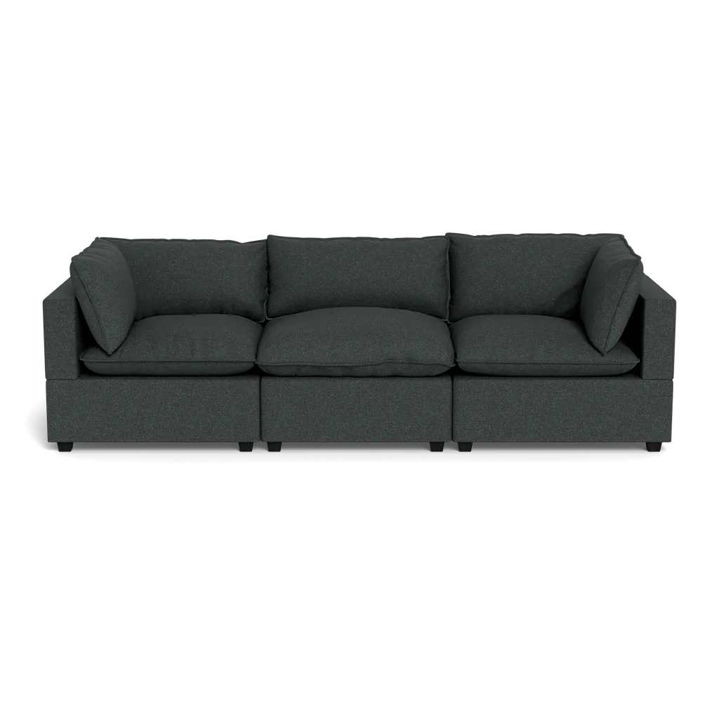 Kova Box Cushion Sofa 122"
