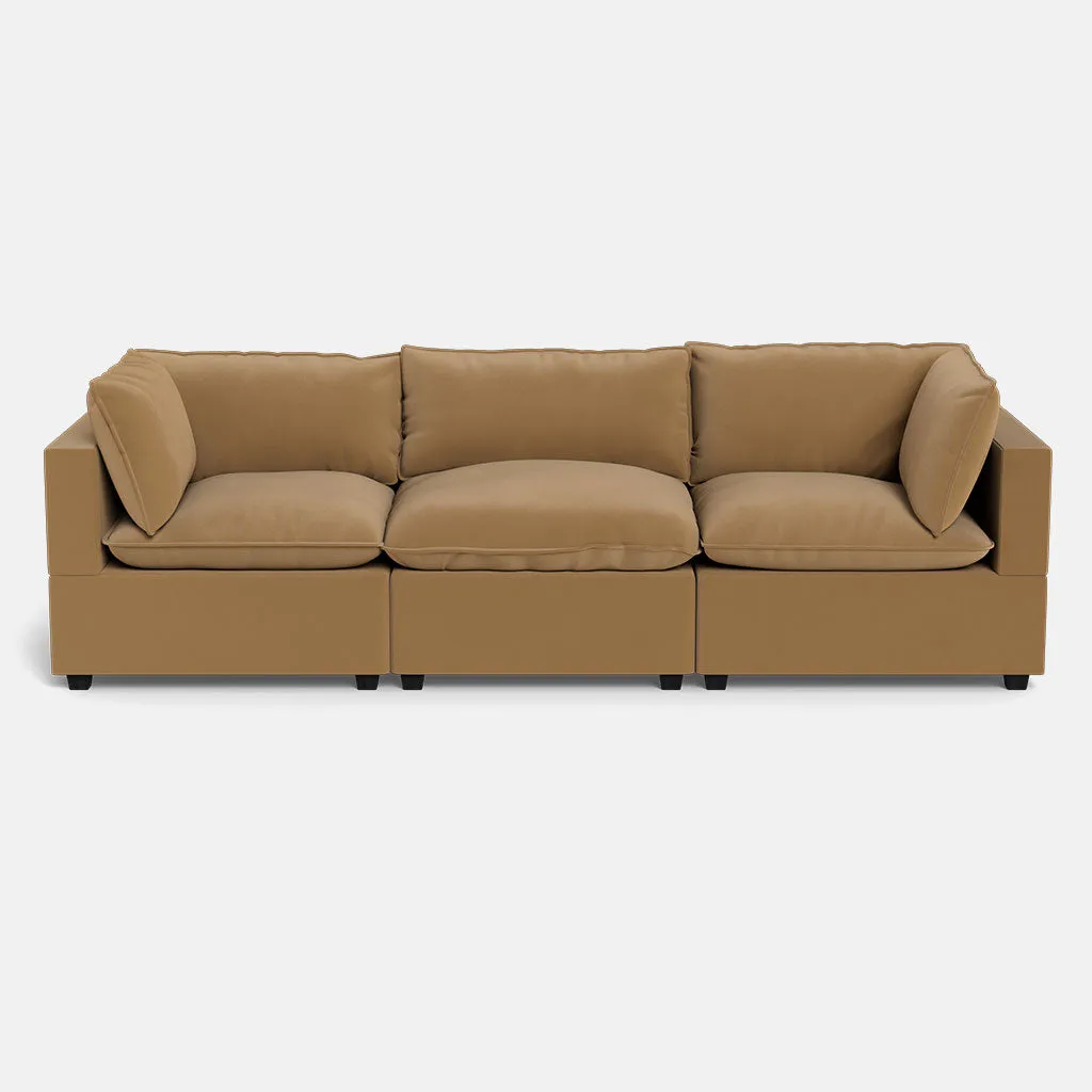 Kova Box Cushion Sofa 122"