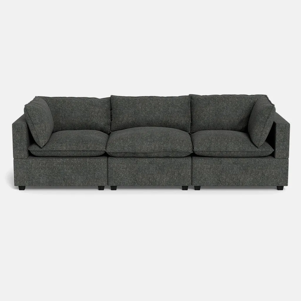 Kova Box Cushion Sofa 122"