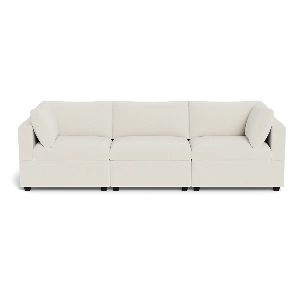Kova Box Cushion Sofa 122"