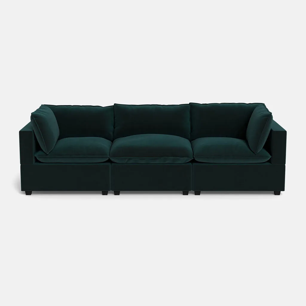 Kova Box Cushion Sofa 122"