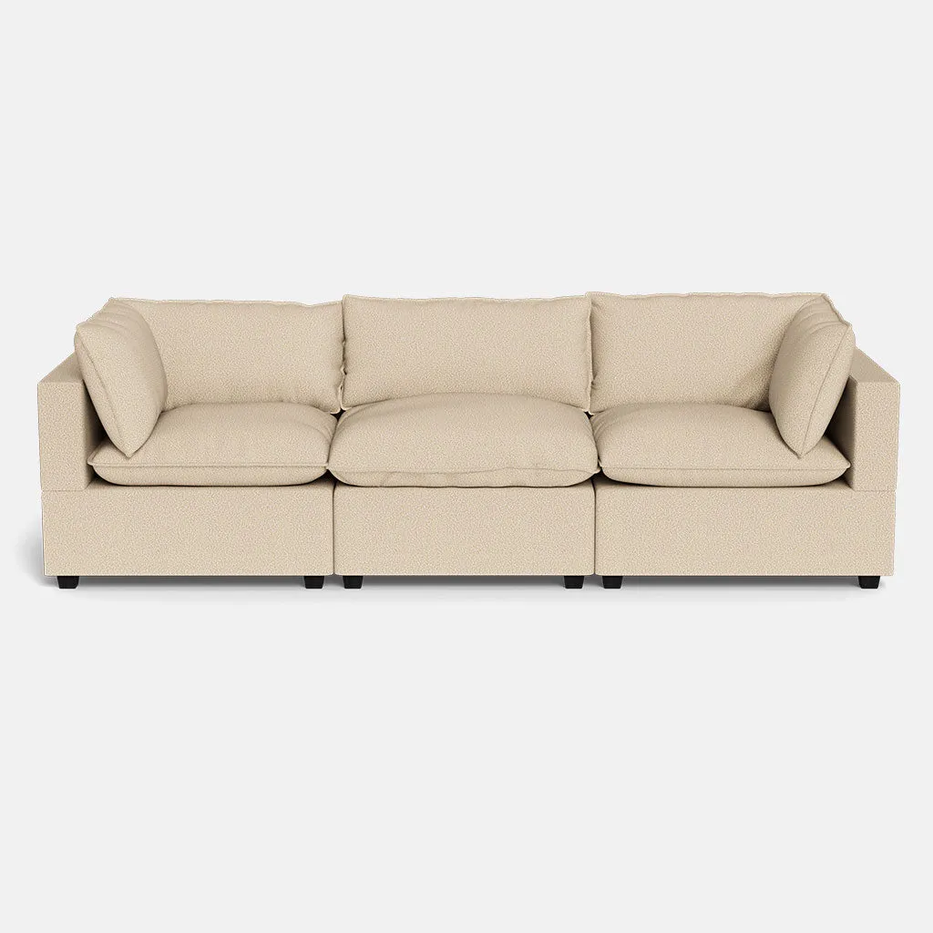 Kova Box Cushion Sofa 122"