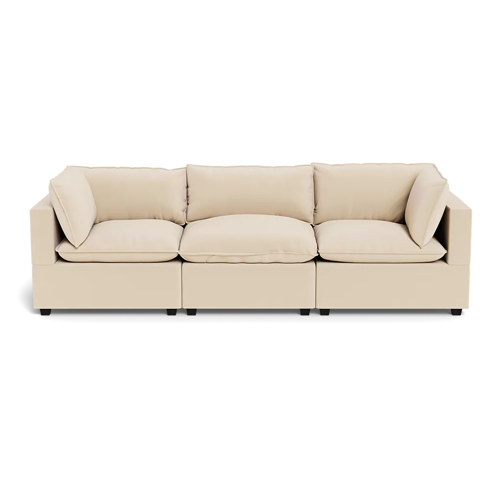 Kova Box Cushion Sofa 122"