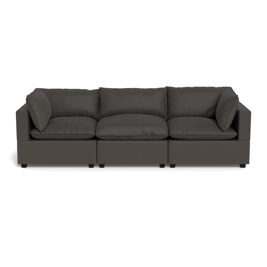Kova Box Cushion Sofa 122"