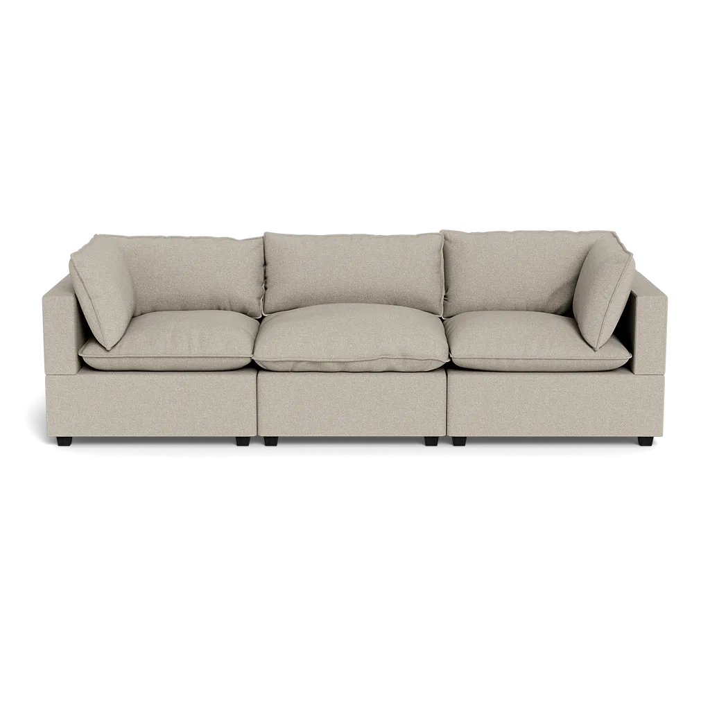 Kova Box Cushion Sofa 122"