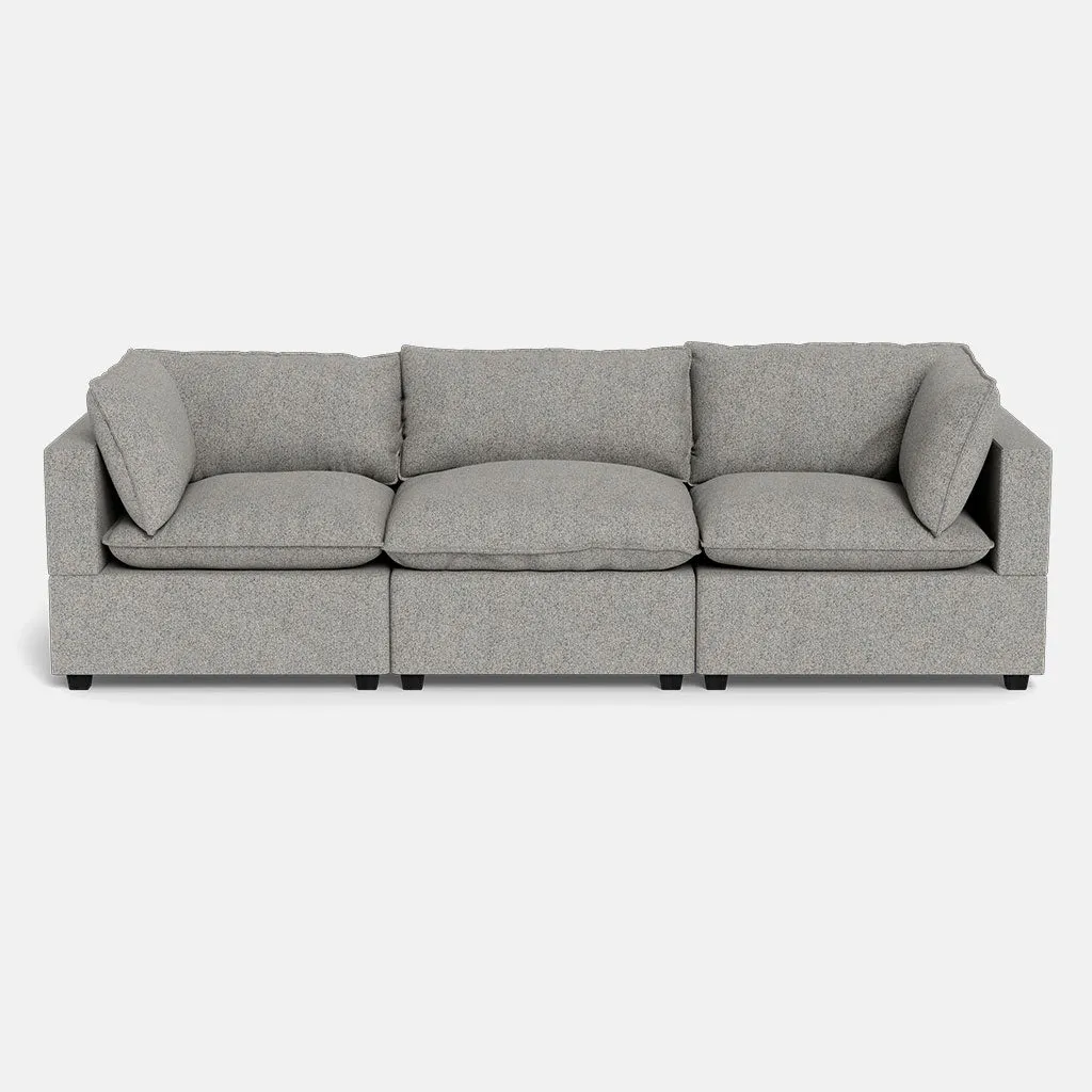 Kova Box Cushion Sofa 122"