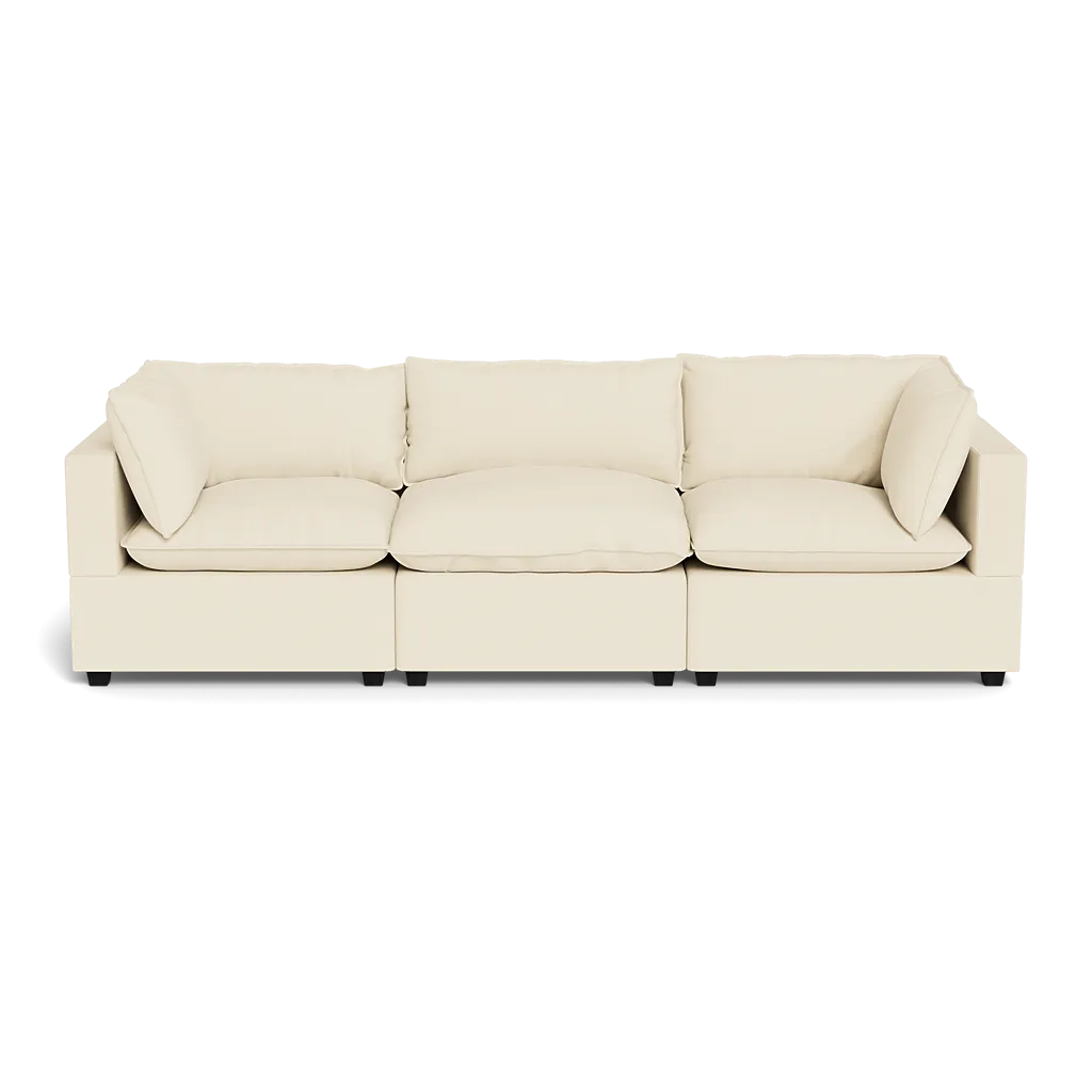 Kova Box Cushion Sofa 122"