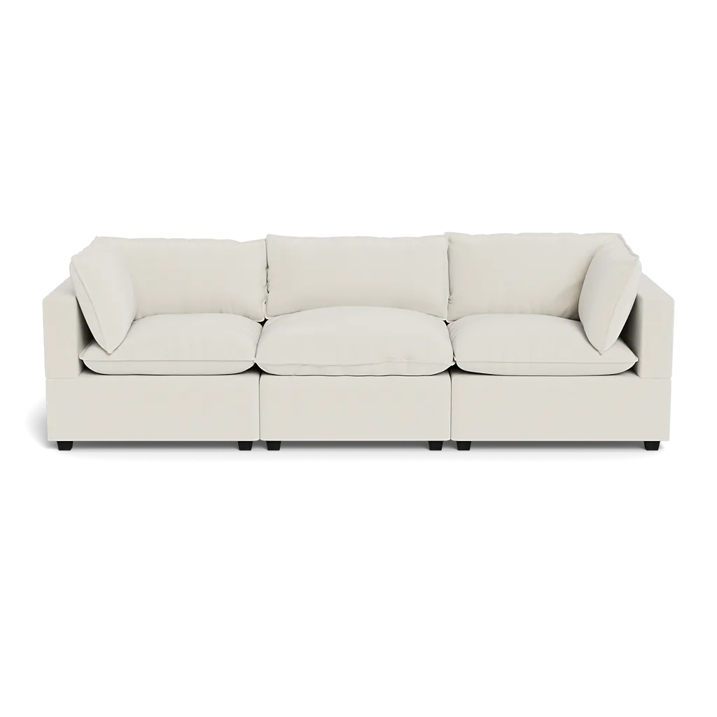 Kova Box Cushion Sofa 122"