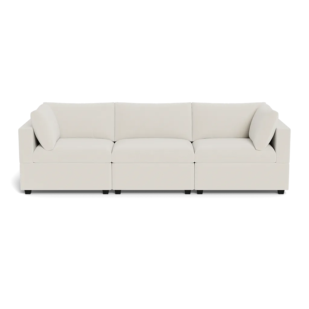 Kova Box Cushion Sofa 122"