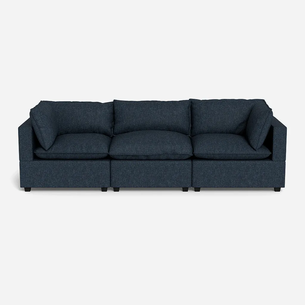 Kova Box Cushion Sofa 122"