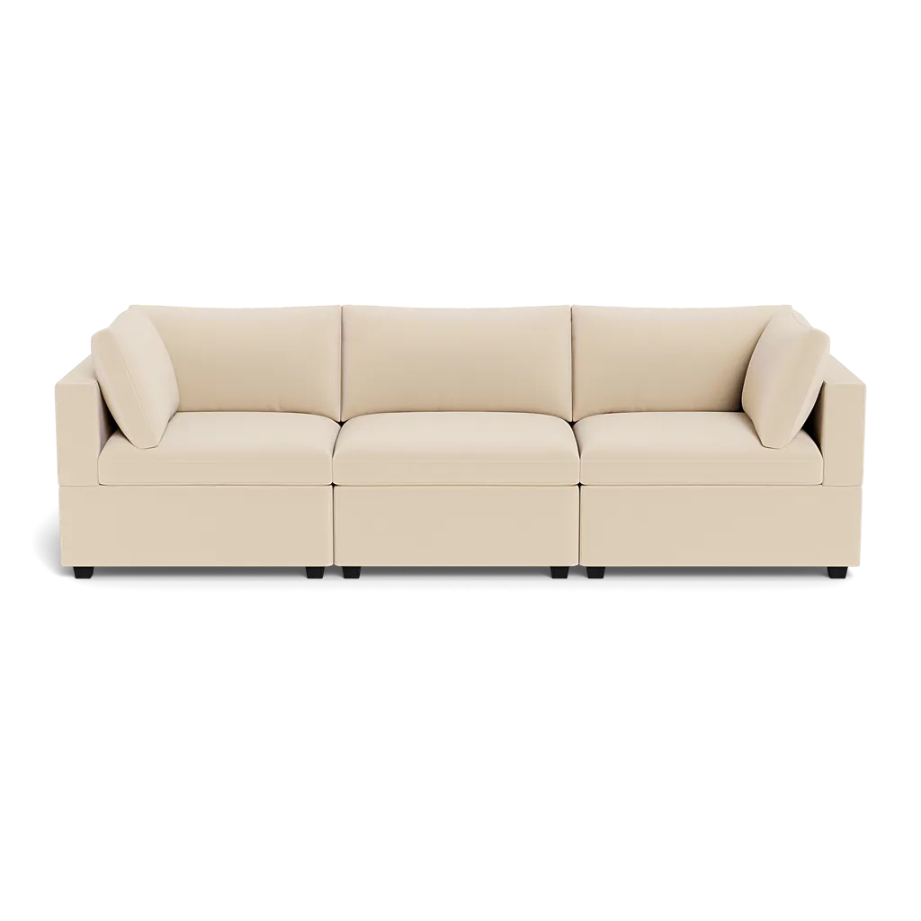 Kova Box Cushion Sofa 122"