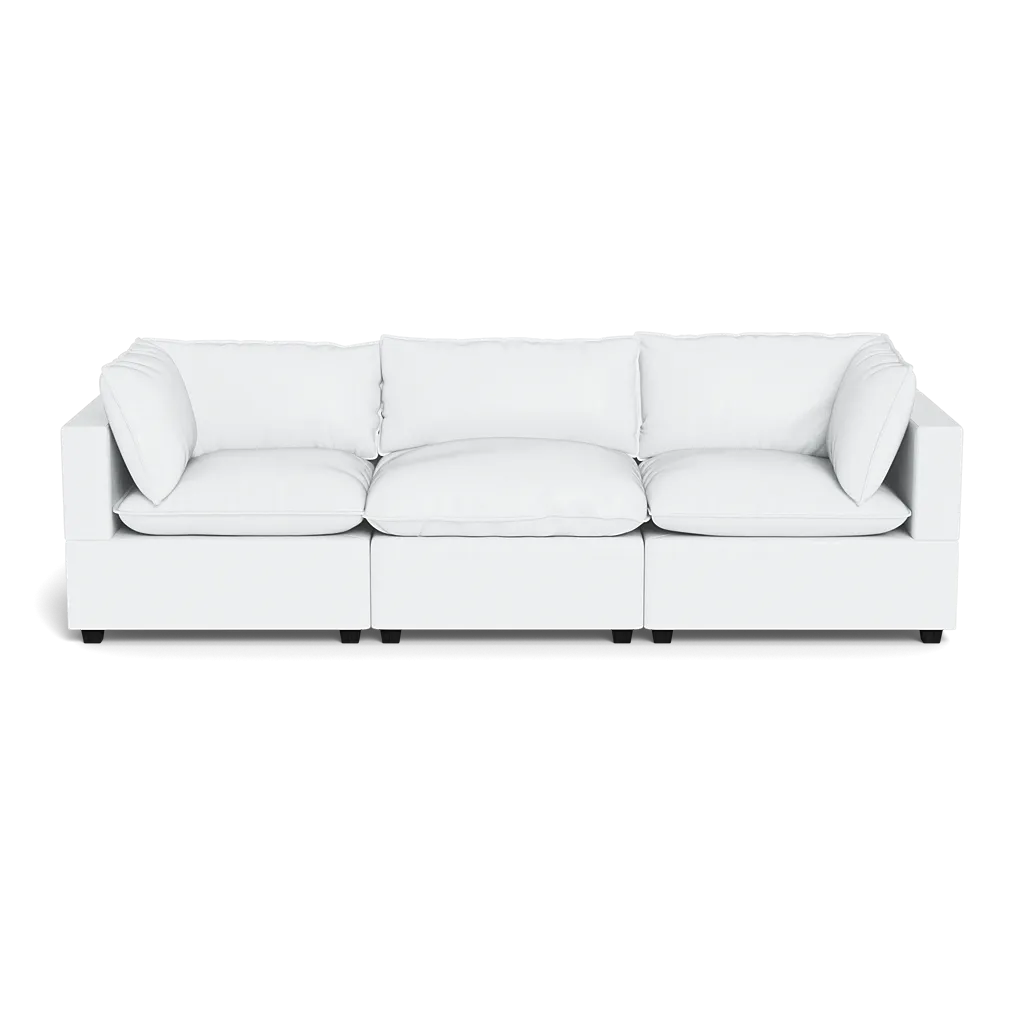 Kova Box Cushion Sofa 122"