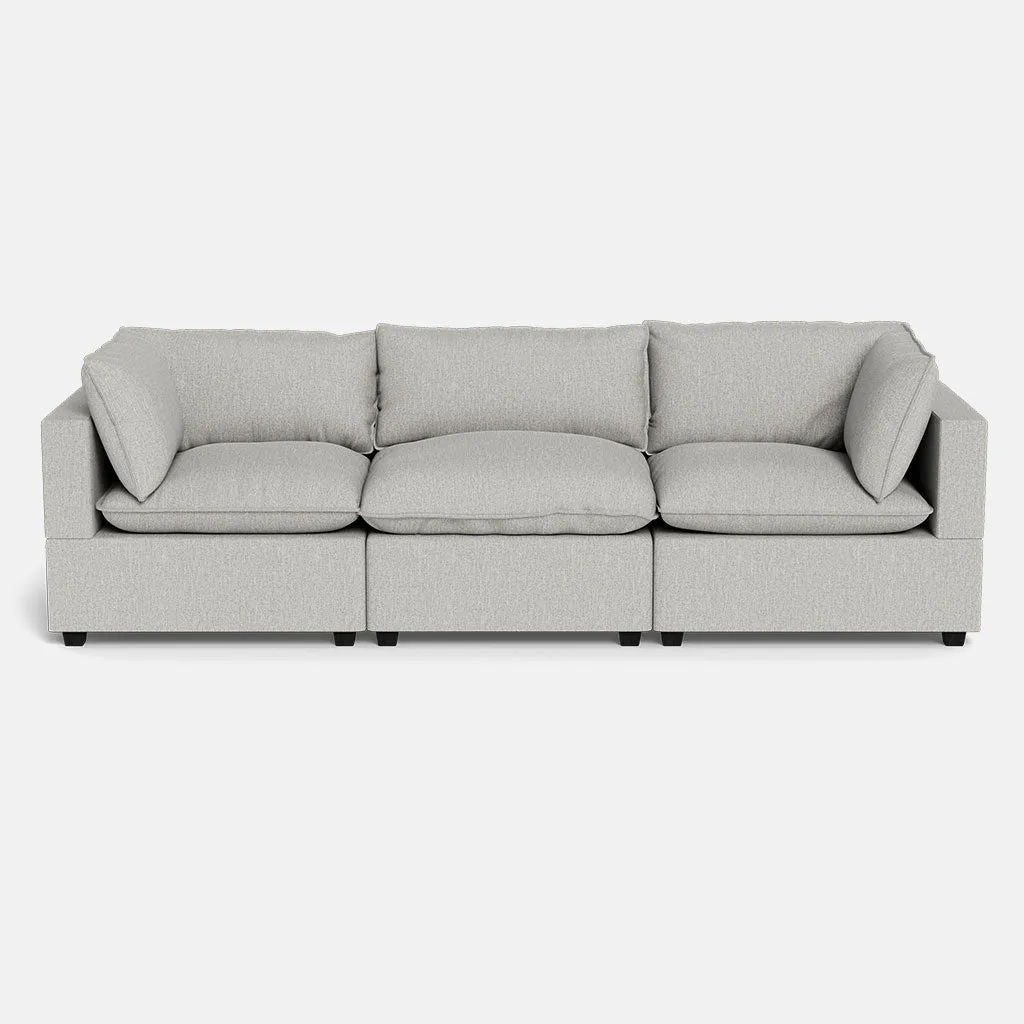 Kova Box Cushion Sofa 122"