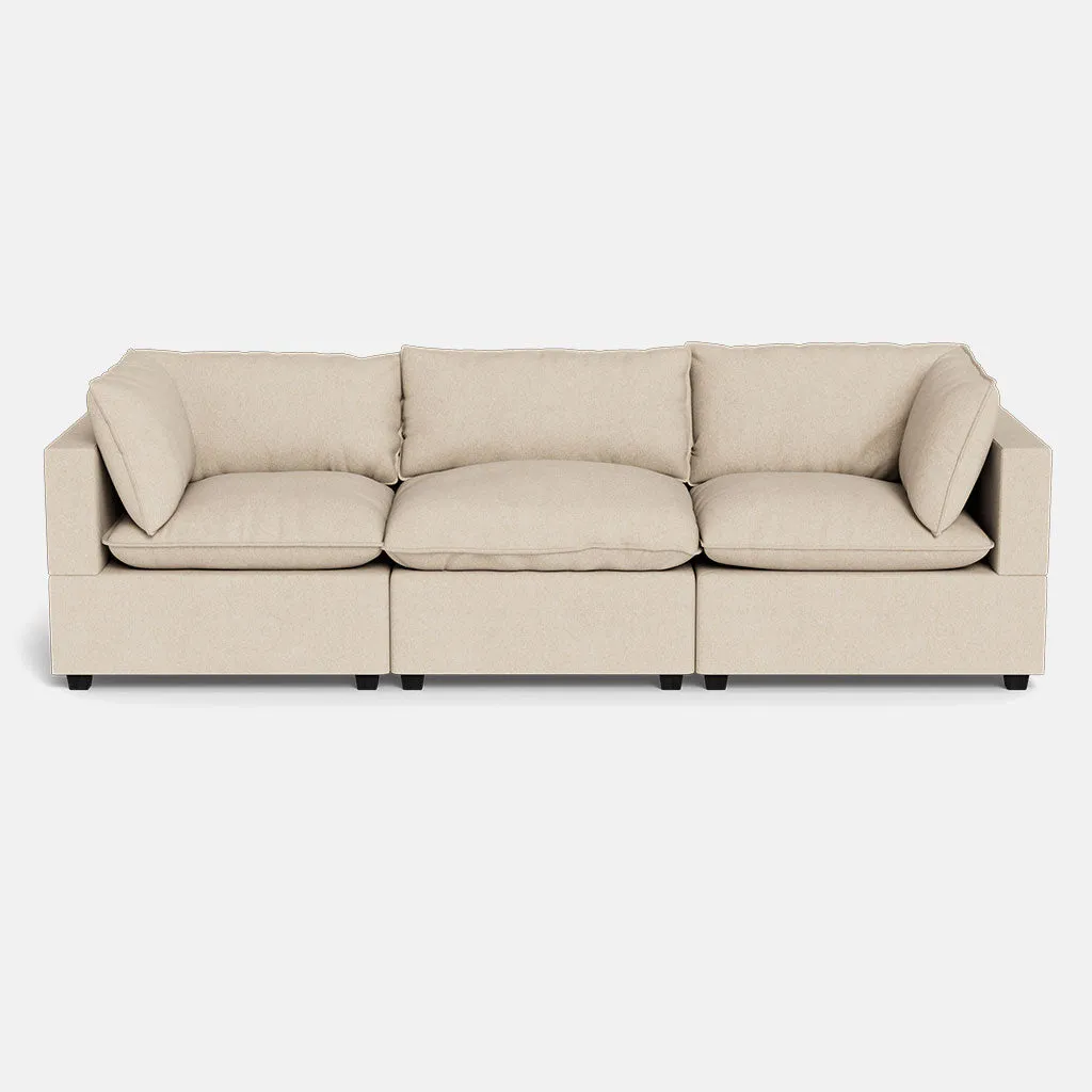 Kova Box Cushion Sofa 122"
