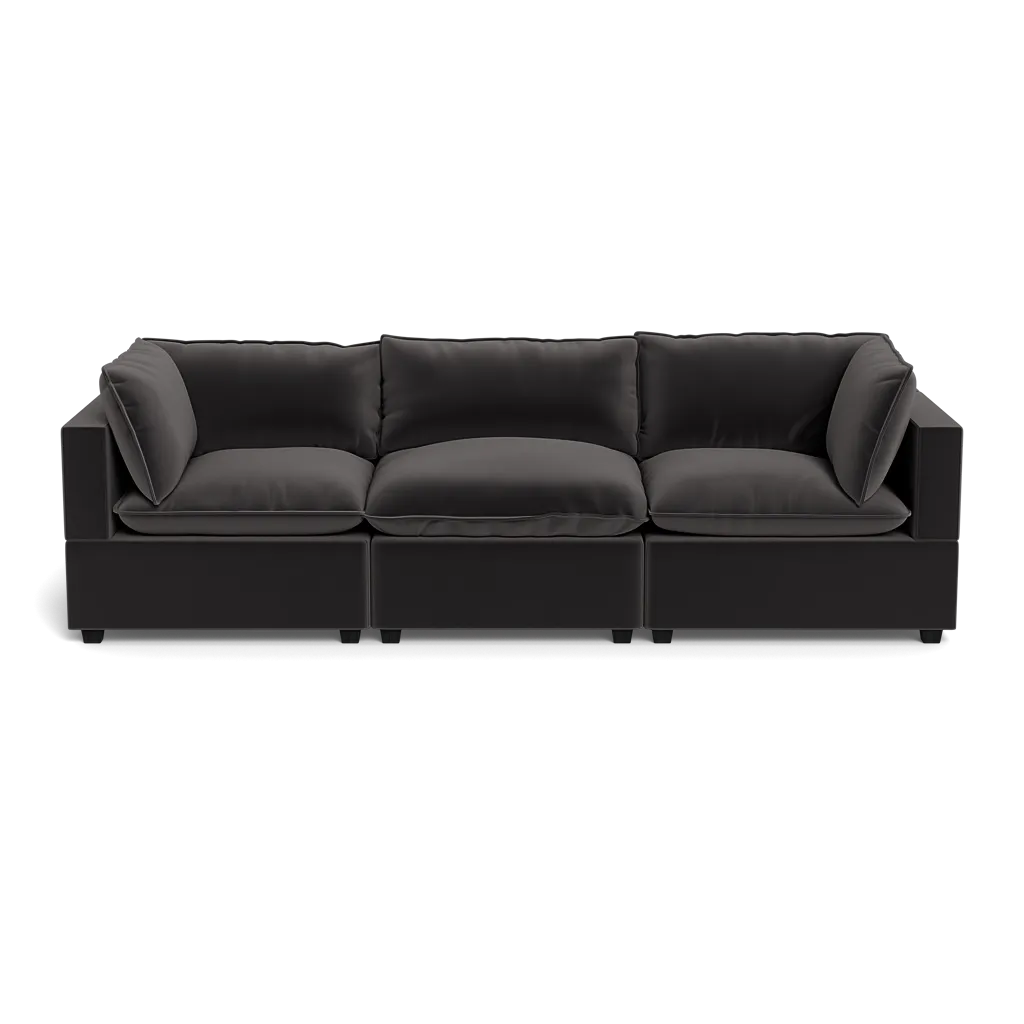 Kova Box Cushion Sofa 122"